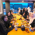 Oui Sky Pool and Bar Golden Palace Hotel Ambon Dipadati Pengunjung Saat Berbuka Puasa