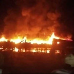 Kapal Cepat Rute Tulehu–Haria Ludes Terbakar di Pelabuhan Haria