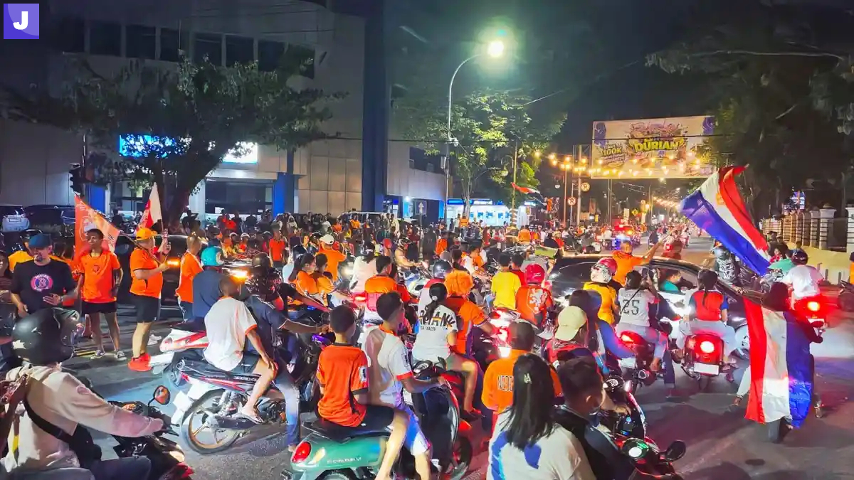 Singa Oranje Ngamuk! Belanda Libas Swedia 5-1, Ribuan Pendukung di Ambon Tumpah ke Jalan Rayakan Kemenangan