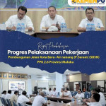 BPJN Maluku Genjot Proyek Jalan Kota Baru–Air Nanang, Ulwan Talaohu Minta Tak Ada Alasan Hambat Target Pekerjaan