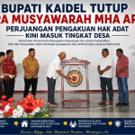 Bupati Kaidel Tutup Pra Musyawarah MHA Aru, Perjuangan Pengakuan Hak Adat Kini Masuk Tingkat Desa