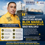 Tak Cukup Investasi Besar, Steven Risakotta Minta Blok Masela Berdampak Nyata bagi Maluku