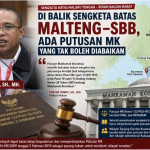 Di Balik Sengketa Batas Malteng–SBB, Ada Putusan MK yang Tak Boleh Diabaikan