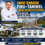 Empat Jembatan Piru–Taniwel Tuntas Sesuai Ketentuan, BPJN Maluku: Kritik Silakan, Tapi Bicara dengan Data