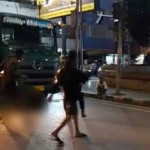 Lansia Tewas Terlindas Truk Kontainer di Depan Masjid Al-Fatah Ambon