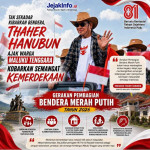 Tak Sekadar Kibarkan Bendera, Thaher Hanubun Ajak Warga Maluku Tenggara Kobarkan Semangat Kemerdekaan