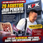 Aksi IMM Jakarta ke KPK Ditunda, 20 Agustus Jadi Penentu Babak Baru Kasus UP3 KKT
