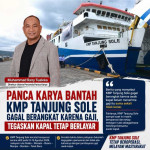 Panca Karya Bantah KMP Tanjung Sole Gagal Berangkat karena Gaji, Tegaskan Kapal Tetap Berlayar