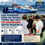 Kadishub Maluku, Direksi dan Pengawas Perumda Panca Karya Cek Kesiapan Kapal Bahtera Nusantara 02