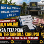 Jaksa Tetapkan Dua Tersangka Korupsi PT Dok dan Perkapalan Waiame, Kerugian Negara Capai Rp18,9 Miliar