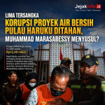 Lima Tersangka Korupsi Proyek Air Bersih Pulau Haruku Ditahan, Muhammad Marasabessy Menyusul?