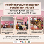 Guru, Sekolah, dan Orang Tua Bergerak Bersama Wujudkan Pendidikan Inklusif di Ambon