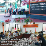 Sambut Harhubnas 2026, Semmy Huwae Buka Pekan Olahraga Insan Perhubungan Maluku