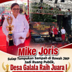 Sulap Tumpukan Sampah di Bawah JMP Jadi Ruang Publik, Desa Galala Raih Juara I Lomba Kebersihan