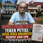 Ribuan Warga Waai Teken Petisi, Desak Derek Bakarbessy Dicopot dari KPN