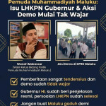 Pemuda Muhammadiyah Maluku Nilai Isu LHKPN Gubernur dan Aksi Demo Mulai Tak Wajar