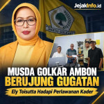Musda Golkar Ambon Berujung Gugatan, Ely Toisutta Hadapi Perlawanan Kader