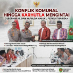 Konflik Komunal hingga Karhutla Mengintai, Gubernur HL dan Kapolda Maluku Perkuat Barisan