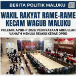 Wakil Rakyat Rame-Rame Kecam Pernyataan Wagub Maluku soal APBD-P 2026