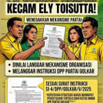 Pengurus Kecamatan Golkar Ambon Kecam Ely Toisutta, Dinilai Langgar Mekanisme Partai
