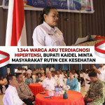Bupati Kaidel Ungkap 1.344 Warga Aru Terdiagnosis Hipertensi, Masyarakat Diminta Rutin Cek Kesehatan